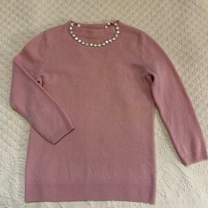 Talbots Pink Cashmere Sweater
